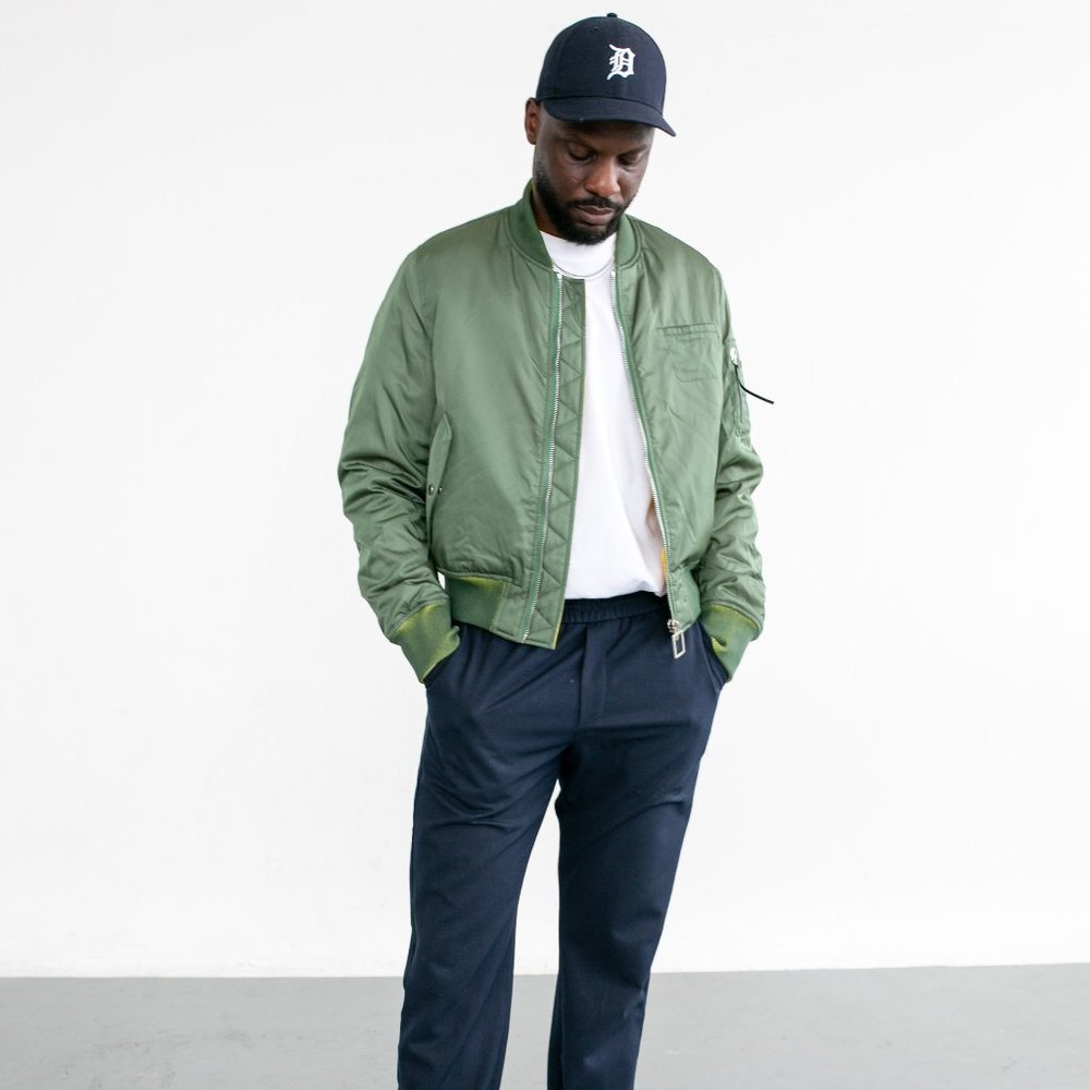 Wooyoungmi Green Bomber Jacket